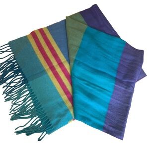 Lord & Taylor Color Block Scarf